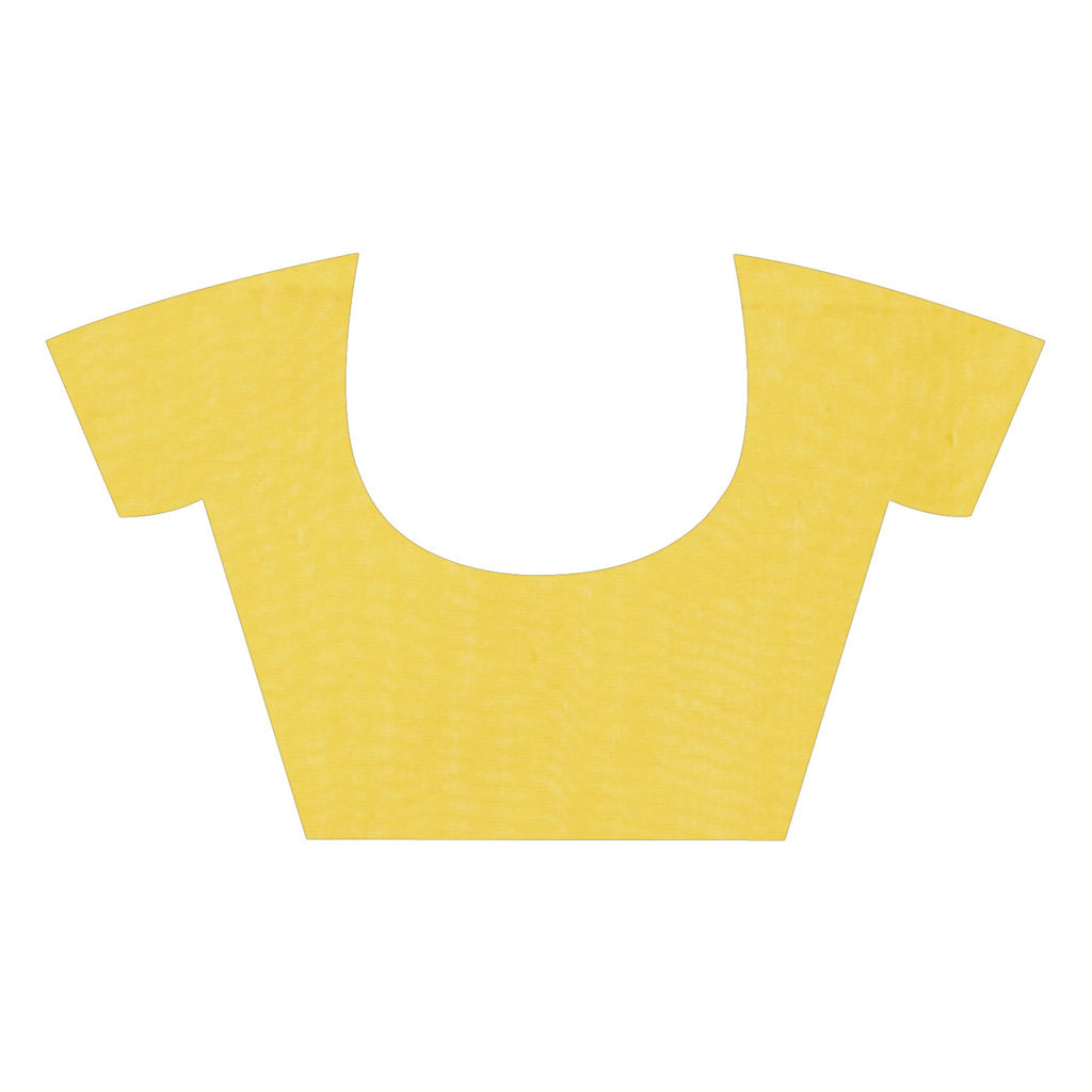 Yellow Pure Cotton ThanKhadi Hand Loom Saree (447)